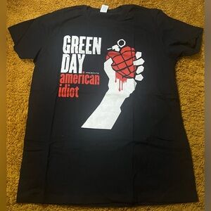 Green Day American Idiot Black Pacific Mens Large Tee